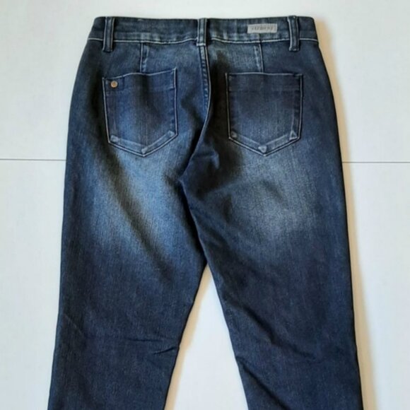 3/$20 NEW Element Denim Jeans Skinny Ballet Fit Jeggings Dark Blue Wash - Picture 3 of 10
